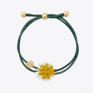 NWT Tory Burch Daisy Slider Bracelet